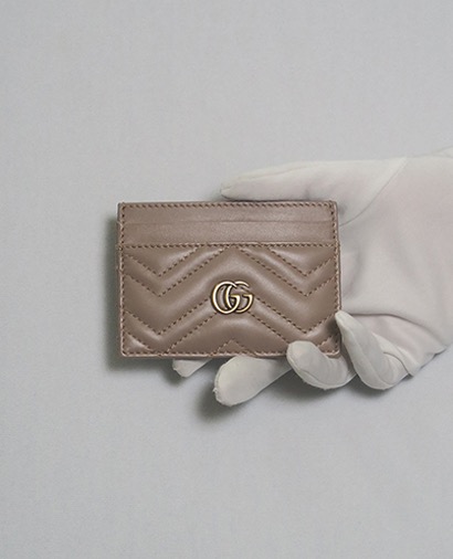 Gucci Marmont Card Holder, &pound;115, Accessories, Leather, Front view